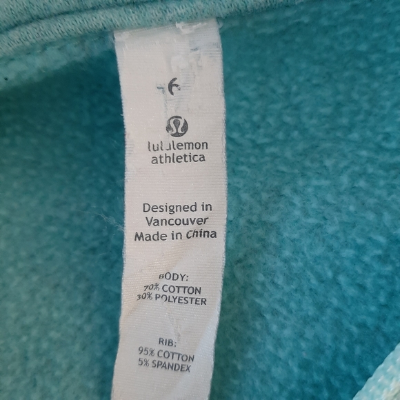 Lululemon Revolution Graffiti Scuba Hoodie Size 6 - Picture 12 of 13